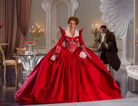 Magnificent red baroque dress