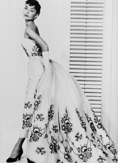 Evening long dress 60s